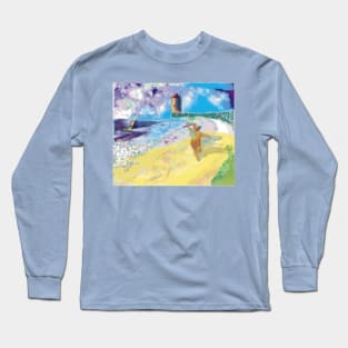 côte sauvage, the west Atlantic Coast of France Long Sleeve T-Shirt